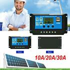 Controlador De Carga Solar 12V/24V PWM 30A Hd Lcd Dual USB