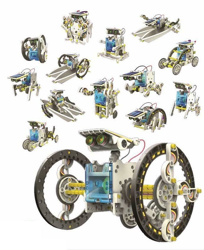 Kit robô solar 14 em 1